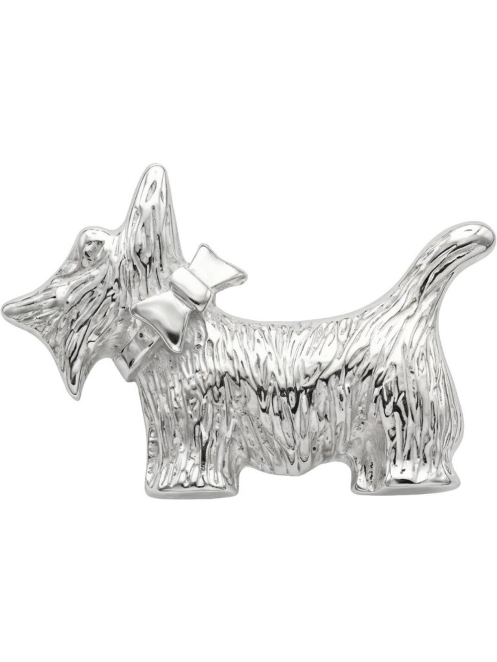 Sterling Silver Scottie Dog Brooch Pin - Cute Scottish Terrier Jewelry Gift